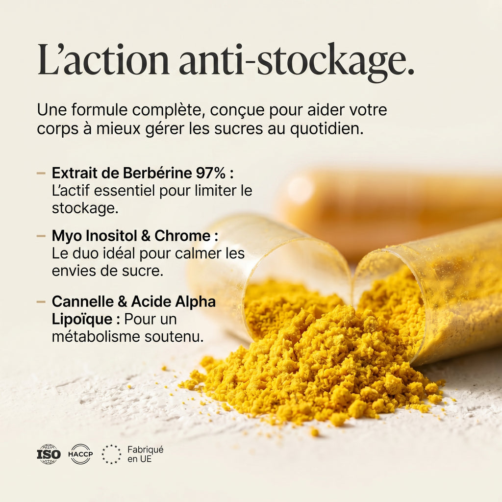 Berbérine Active : Métabolisme & Silhouette