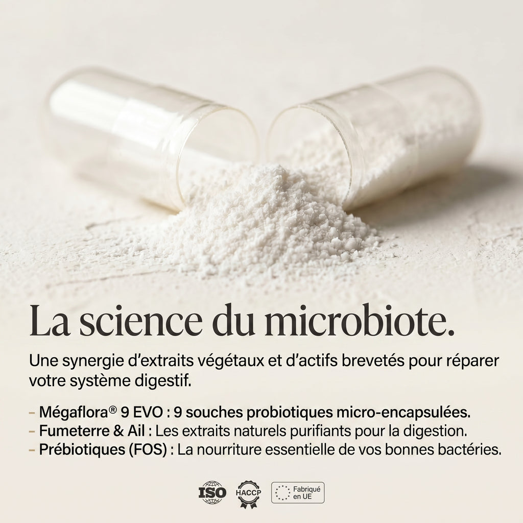 Complexe Probiotiques : Équilibre & Ventre Plat